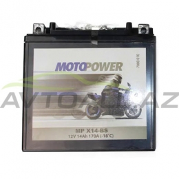 MotoPower 14Ah MP X14- BS