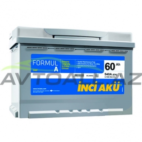 İnci Aku  60Ah R+ FormulA