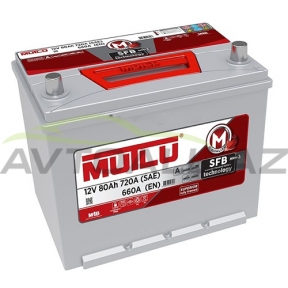 Mutlu Aku 80 Ah R+ Euro