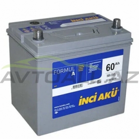 Inci Aku 60 Ah R+ Asia  FormulA (Thin)