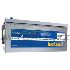 İnci Aku 150Ah R+ FormulA