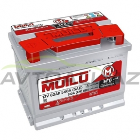 Mutlu Aku 60 Ah R+ Euro
