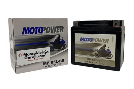 MOTOPOWER 5 AH 12V MPX5L-BS