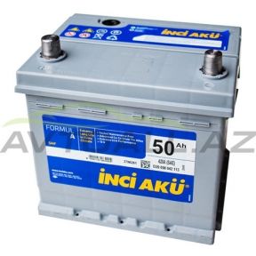 Inci Aku 50 Ah  R+  FormulA