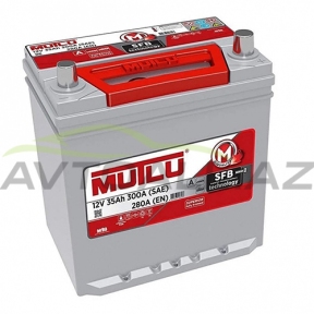 Mutlu Aku 35 Ah R+ Asia