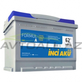 İnci Aku 62Ah  R+ FormulA