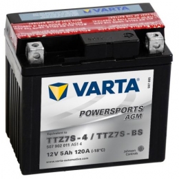 VARTA Moto 7 AH  YT7B-BS   POWERSPORTS AGM