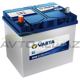 Varta 60Ah  L+  D48 Asia