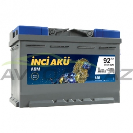 Inci Aku 92 Ah R+ AGM