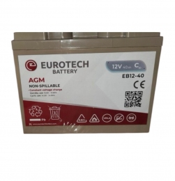 Eurotech EB12 40 Ah UPS